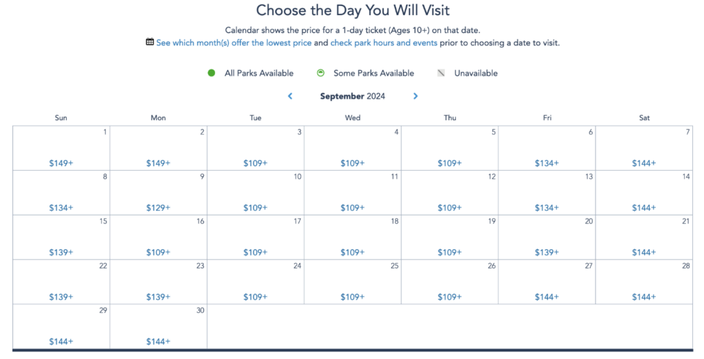 How to Find the Cheapest Days at Disney World